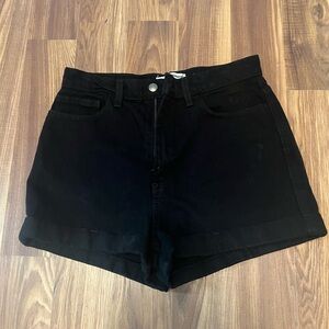 American Apparel black Jean shorts size 30